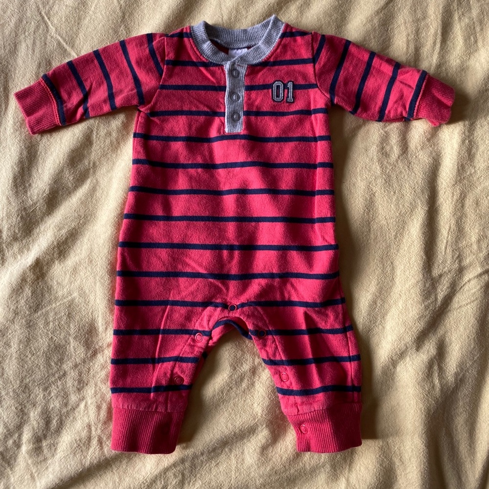 3M red striped jammies